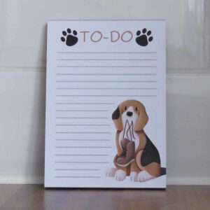 Beagle To Do List Notepad