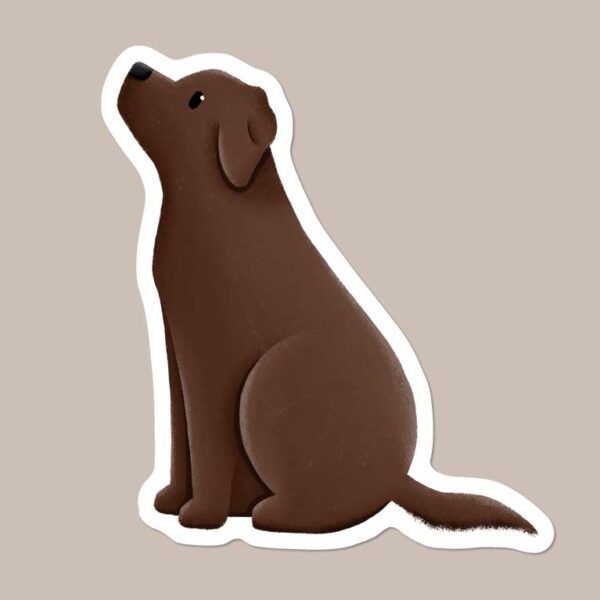 Labrador sticker
