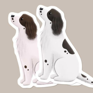 Springer Spaniel Vinyl Dog Sticker
