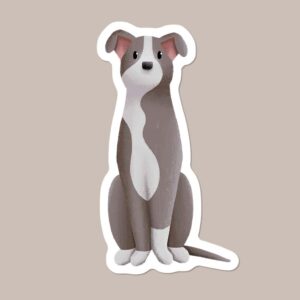 Italian Greyhound Vinyl Dog Sticker