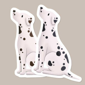 Dalmatian Vinyl Dog Sticker