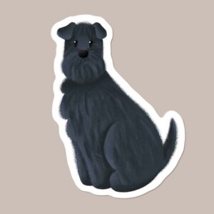 Kerry Blue Terrier Vinyl Dog Sticker