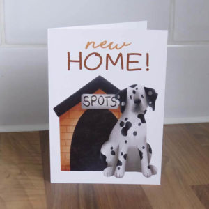 Dalmatian New Home Dog Card