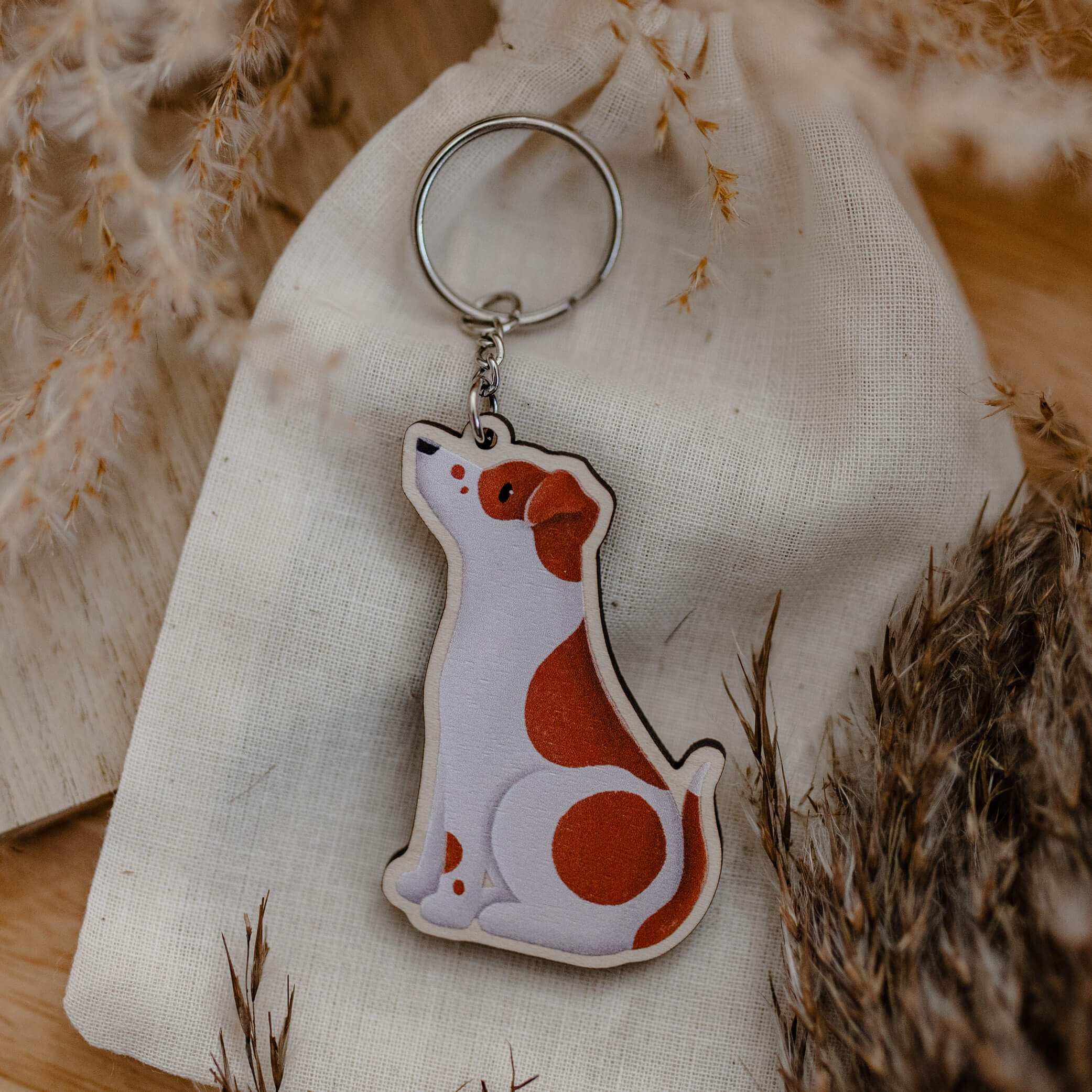 Jack shop russell keyring