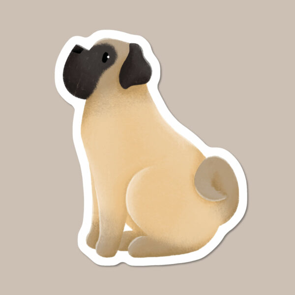 Pug sticker