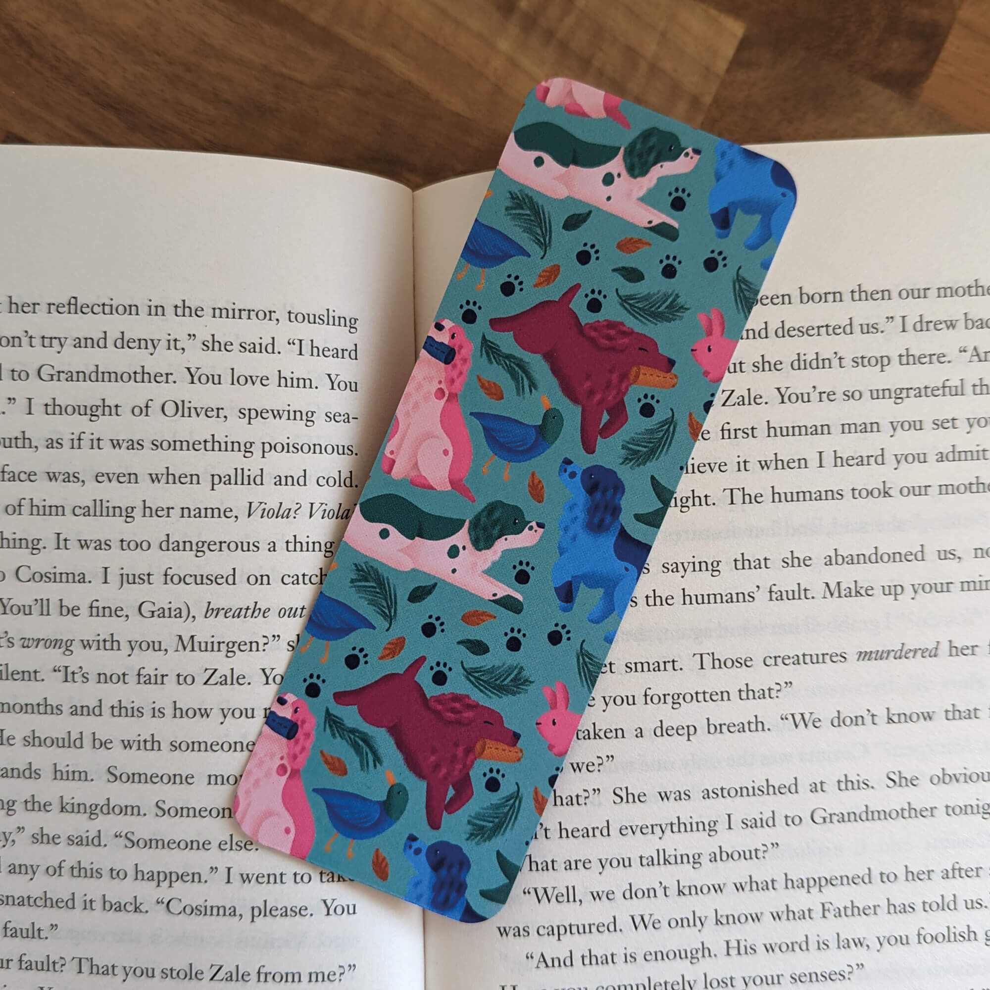 Working Spaniels Dog Bookmark • Double sided • Woof by Hollie
