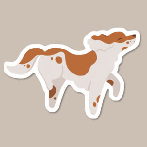 Welsh Springer Spaniel Vinyl Dog Sticker