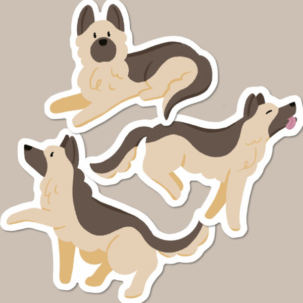 German Shepherd Dog sticker pack
