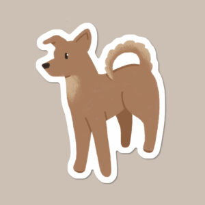 Aspin / Askal Vinyl Dog Sticker