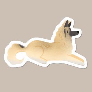 German Shepherd Vinyl Dog Sticker