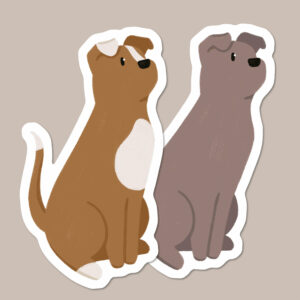 Pit Bull Terrier Vinyl Dog Sticker
