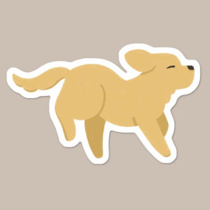 Cockapoo / Cavapoo / Doodle Vinyl Dog Sticker