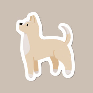 Chihuahua Vinyl Dog Sticker (Short Haired)